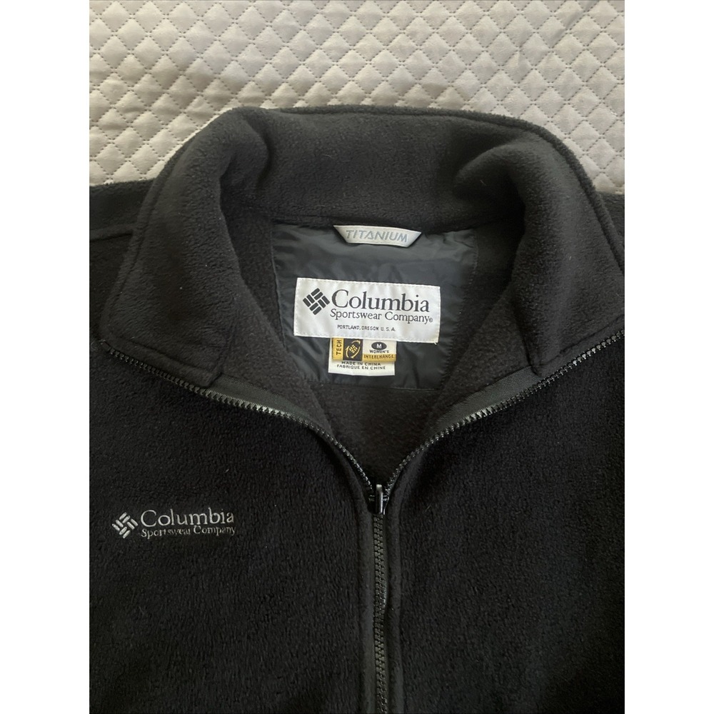 COLUMBIA TITANIUM TECH INTERCHANGE JACKET WOMEN'S MEDIUM FULL ZIP BLACK COAT - Picture 2 of 8